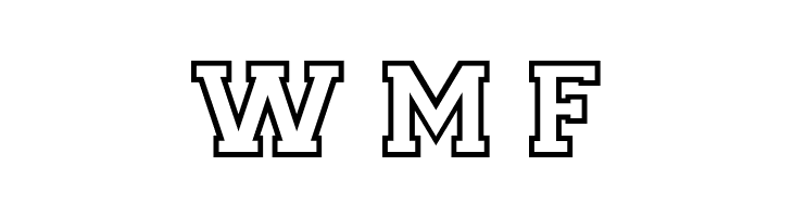 CollegiateOutlineFLF  Free Fonts Download