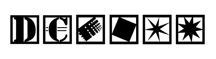 StencilBricksNineSeven  Free Fonts Download