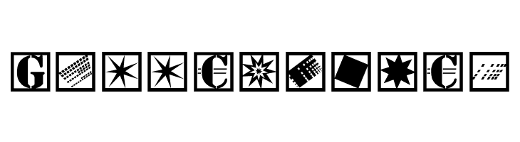 StencilBricksNineSeven  Free Fonts Download