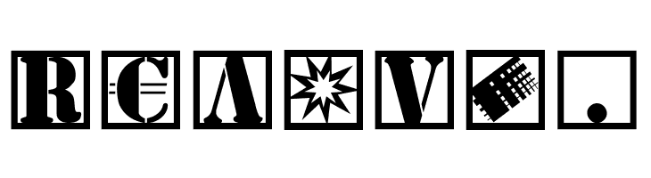 StencilBricksNineSeven  Free Fonts Download