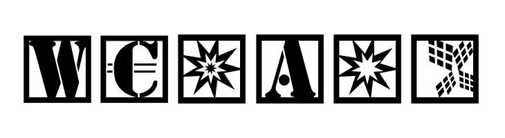 StencilBricksNineSeven  Free Fonts Download