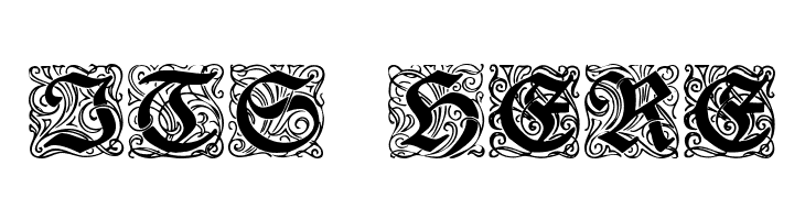 Rediviva Zierbuchstaben  Free Fonts Download