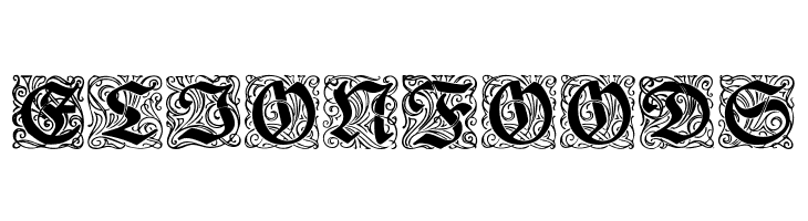 Rediviva Zierbuchstaben  Free Fonts Download