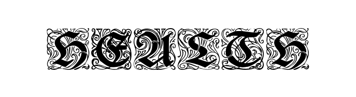 Rediviva Zierbuchstaben  Free Fonts Download