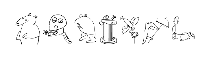 KleinsTypen  Free Fonts Download