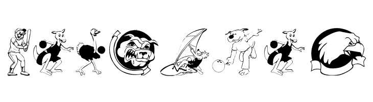 SportsAnimals  Free Fonts Download