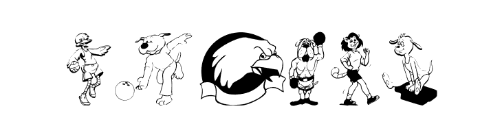 SportsAnimals  Free Fonts Download