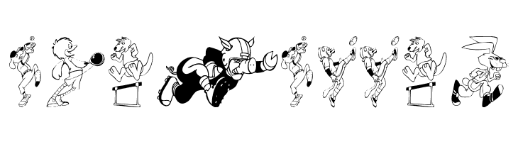 SportsAnimals  Free Fonts Download