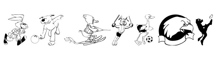 SportsAnimals  Free Fonts Download