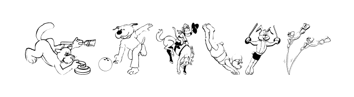 SportsAnimals  Free Fonts Download