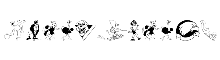 SportsAnimals  Free Fonts Download
