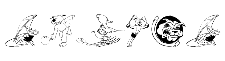 SportsAnimals  Free Fonts Download
