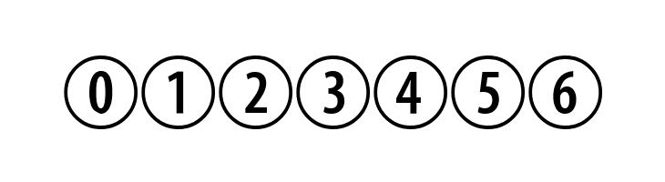 ComicNumerals  Free Fonts Download