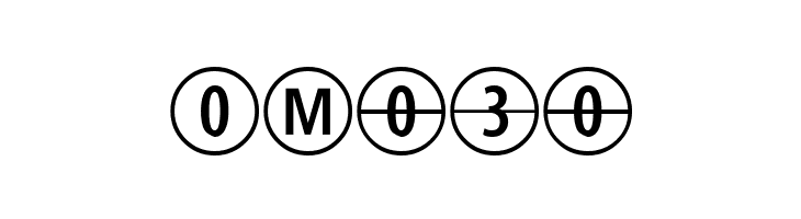 ComicNumerals  Free Fonts Download