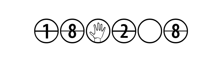 ComicNumerals  Free Fonts Download