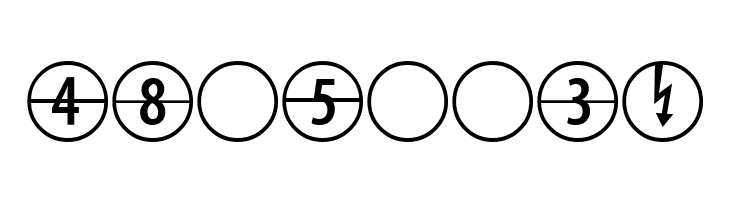 ComicNumerals  Free Fonts Download