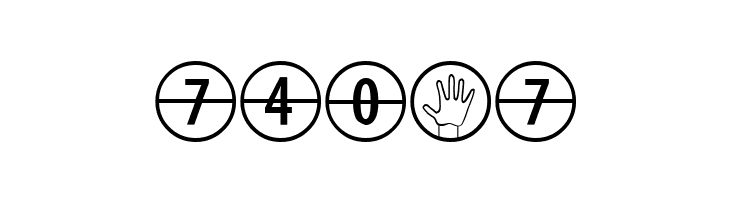 ComicNumerals  Free Fonts Download