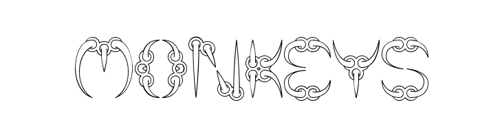 CLAW 1 -BRK-  Free Fonts Download