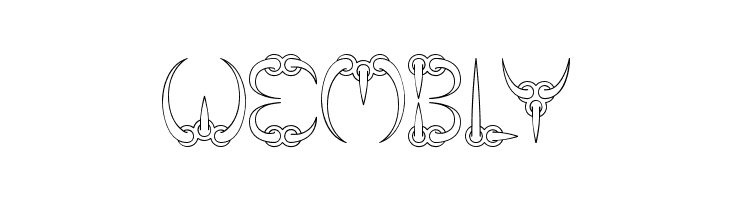 CLAW 1 -BRK-  Free Fonts Download