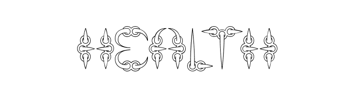 CLAW 1 -BRK-  Free Fonts Download