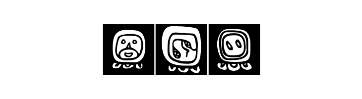 BienMayaInvers  Free Fonts Download