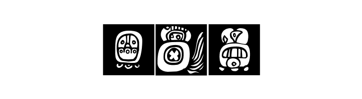 BienMayaInvers  Free Fonts Download