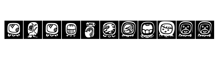 BienMayaInvers  Free Fonts Download