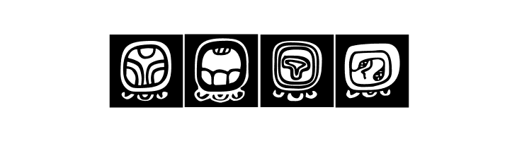 BienMayaInvers  Free Fonts Download