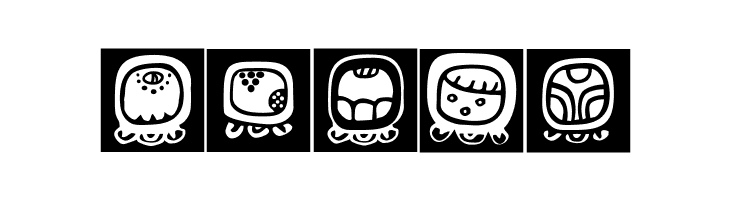 BienMayaInvers  Free Fonts Download