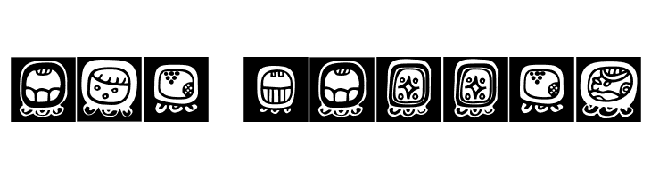 BienMayaInvers  Free Fonts Download