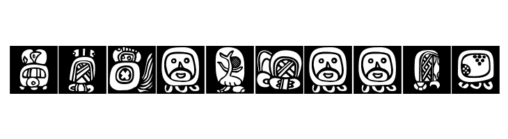 BienMayaInvers  Free Fonts Download