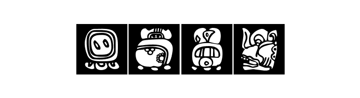 BienMayaInvers  Free Fonts Download