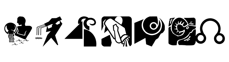 AstroSymbolsThree  Free Fonts Download