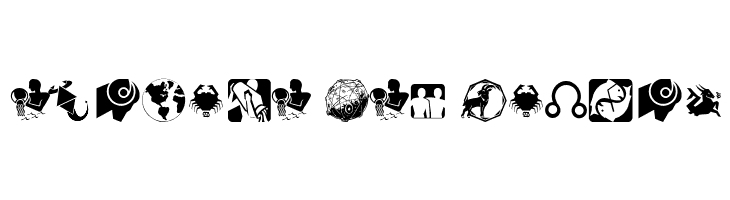 AstroSymbolsThree  Free Fonts Download