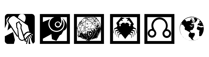 AstroSymbolsThree  Free Fonts Download