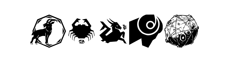 AstroSymbolsThree  Free Fonts Download