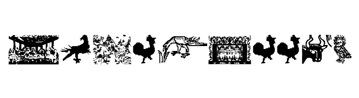 Woodcuts2007  Free Fonts Download