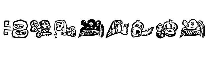 MayanMexicanSymbols  Free Fonts Download