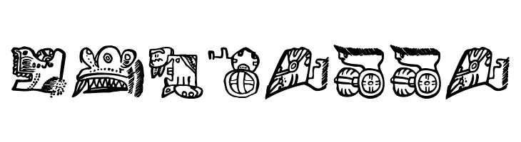 MayanMexicanSymbols  Free Fonts Download