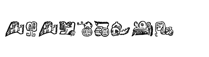 MayanMexicanSymbols  Free Fonts Download