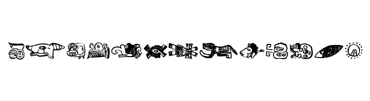 MayanMexicanSymbols  Free Fonts Download