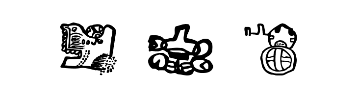 MayanMexicanSymbols  Free Fonts Download