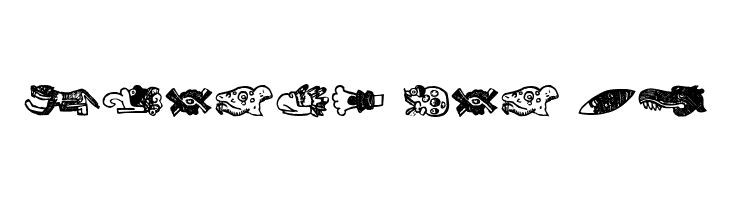 MayanMexicanSymbols  Free Fonts Download