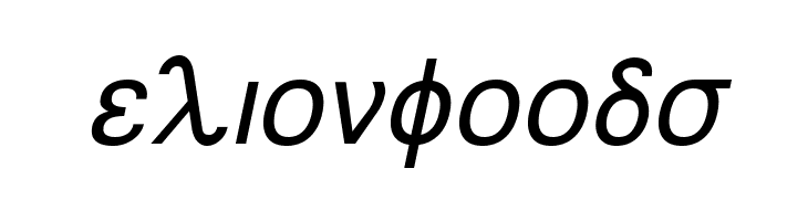 Symbol MW Italic  Free Fonts Download