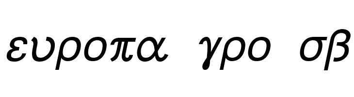 Symbol MW Italic  Free Fonts Download