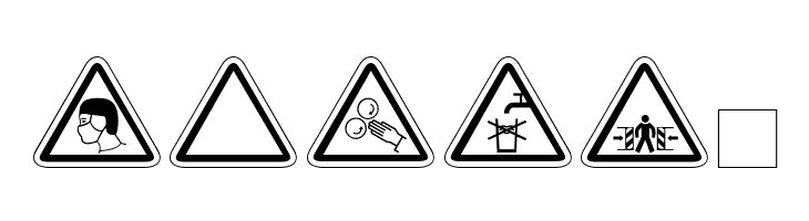 WarnSymbols4  Free Fonts Download