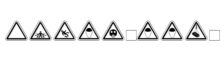 WarnSymbols4  Free Fonts Download