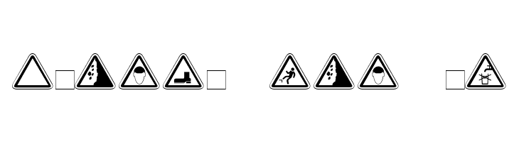 WarnSymbols4  Free Fonts Download