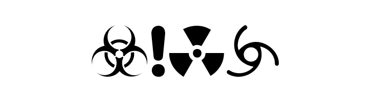 WarnSymbols1  Free Fonts Download