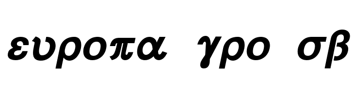 Symbol MW Bold Italic  Free Fonts Download